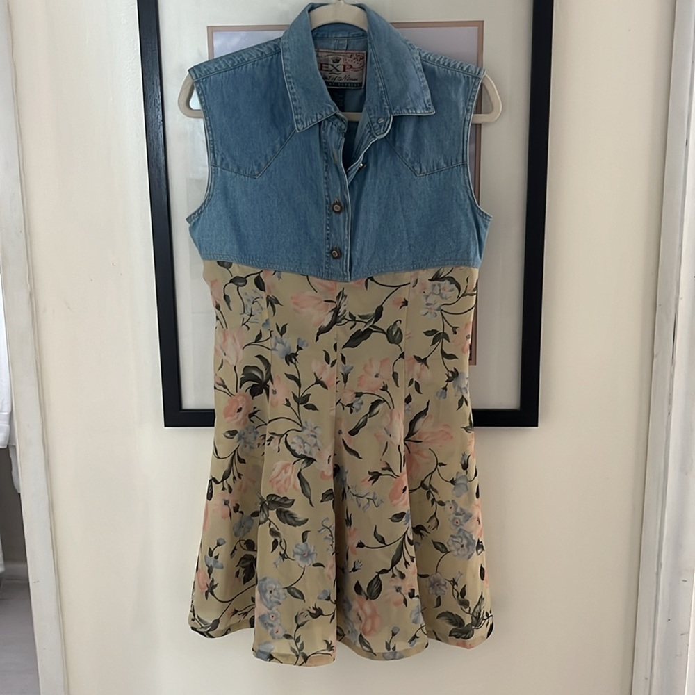 Vintage Express Mini Dress Coastal Cowgirl